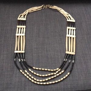 Wood/Bone Necklace